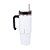 CANECA TÉRMICA PAREDE DUPLA SLIMTERM COM BASE ERGONÔMICA E CANUDO CINZA 890ML - WOLFF - Imagem 2