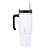CANECA TÉRMICA PAREDE DUPLA SLIMTERM COM BASE ERGONÔMICA E CANUDO CINZA 890ML - WOLFF - Imagem 3