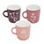 CANECA DE PORCELANA FLOWERS SORTIDA 170ML - WOLFF - Imagem 1