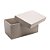 CAIXA ORGANIZADORA DE MDF LAQUEADA OFF -WHITE 30CM X 17CM X 13CM - WOODART - Imagem 4