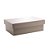 CAIXA ORGANIZADORA DE MDF LAQUEADA OFF -WHITE 29CM X 20CM X 9CM - WOODART - Imagem 2