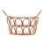 CESTO DECORATIVO DE RATTAN COM ALÇA NATURE 30CM X 30CM X 14CM - WOLFF - Imagem 4