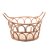 CESTO DECORATIVO DE RATTAN COM ALÇA NATURE 30CM X 30CM X 14CM - WOLFF - Imagem 2