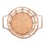 CESTO DECORATIVO DE RATTAN COM ALÇA NATURE 30CM X 30CM X 14CM - WOLFF - Imagem 5