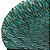 CENTRO DE MESA DE VIDRO PEACOCK 40CM X 7CM - WOLFF - Imagem 4