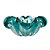 CENTRO DE MESA DE VIDRO ITALY TIFFANY 21CM X 10CM - WOLFF - Imagem 3