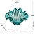 CENTRO DE MESA DE VIDRO ITALY TIFFANY 21CM X 10CM - WOLFF - Imagem 2