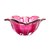 CENTRO DE MESA DE VIDRO ITALY ROSA 15CM X 8CM - WOLFF - Imagem 2