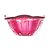 CENTRO DE MESA DE VIDRO ITALY ROSA 11,5CM X 7CM - WOLFF - Imagem 3