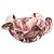 CENTRO DE MESA DE VIDRO ITALY PÚRPURA E ROSÉ 21CM X 10CM - WOLFF - Imagem 1