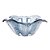 CENTRO DE MESA DE VIDRO ITALY AZUL 18CM X 9CM - WOLFF - Imagem 2