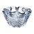 CENTRO DE MESA DE VIDRO ITALY AZUL 15,5CM X 15,5CM X 9CM - WOLFF - Imagem 1
