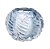 CENTRO DE MESA DE VIDRO ITALY AZUL 12CM X 12CM X 9,5CM - WOLFF - Imagem 1
