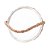 CASTIÇAL DE VIDRO E FIBRA NATURAL 12,5CM X 12CM - WOLFF - Imagem 4