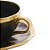 XÍCARA DE CAFÉ DE PORCELANA DUBAI PRETO E DOURADO 90ML - WOLFF - Imagem 5