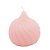 VELA DE PARAFINA SUSPIRO ROSÉ 6,5CM X 7CM - WOLFF - Imagem 1