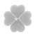 VELA DE PARAFINA LUCKY BRANCA 6CM X 13CM - WOLFF - Imagem 4