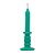 VELA DE PARAFINA CLASSIC VERDE 6CM X 6CM X 16,5CM - WOLFF - Imagem 1