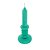 VELA DE PARAFINA CLASSIC VERDE 6CM X 6CM X 16,5CM - WOLFF - Imagem 2