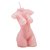VELA DE PARAFINA BUSTO NUDE 6CM X 4,5CM X 9CM - WOLFF - Imagem 2