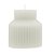 VELA DE CERA CYLINDER BRANCA 7CM X 7,5CM - WOLFF - Imagem 3