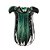 VASO DE VIDRO ITALY VERDE ESMERALDA 18CM X 21CM - WOLFF - Imagem 3