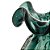 VASO DE VIDRO ITALY VERDE ESMERALDA 13CM X 17CM - WOLFF - Imagem 5