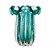 VASO DE VIDRO ITALY TIFFANY 19CM X 24CM - WOLFF - Imagem 3