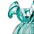 VASO DE VIDRO ITALY TIFFANY 13CM X 17,5CM - WOLFF - Imagem 5