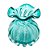 VASO DE VIDRO ITALY TIFFANY 10CM X 11CM - WOLFF - Imagem 1