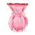VASO DE VIDRO ITALY ROSA E DOURADO 9,5CM X 14CM - WOLFF - Imagem 3
