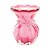 VASO DE VIDRO ITALY ROSA E DOURADO 9,5CM X 14CM - WOLFF - Imagem 2
