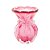 VASO DE VIDRO ITALY ROSA E DOURADO 7,5CM X 12CM - WOLFF - Imagem 2