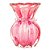 VASO DE VIDRO ITALY ROSA E DOURADO 12CM X 16CM - WOLFF - Imagem 3