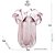 VASO DE VIDRO ITALY ROSA CLARO 19CM X 24CM - WOLFF - Imagem 2