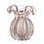 VASO DE VIDRO ITALY ROSA CLARO 13CM X 17CM - WOLFF - Imagem 3