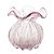VASO DE VIDRO ITALY ROSA CLARO 10CM X 11CM - WOLFF - Imagem 2