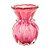 VASO DE VIDRO ITALY ROSA 9,5CM X 14CM - WOLFF - Imagem 2