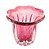 VASO DE VIDRO ITALY ROSA 18CM X 18,5CM - WOLFF - Imagem 1