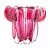 VASO DE VIDRO ITALY ROSA 13CM X 10CM - WOLFF - Imagem 3
