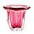 VASO DE VIDRO ITALY ROSA 12CM X 11CM - WOLFF - Imagem 2
