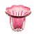 VASO DE VIDRO ITALY ROSA 12CM X 11CM - WOLFF - Imagem 1