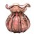 VASO DE VIDRO ITALY PÚRPURA E ROSÉ 10CM X 11CM - WOLFF - Imagem 2