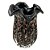 VASO DE VIDRO ITALY PRETO E ROSÉ 18CM X 21CM - WOLFF - Imagem 1