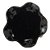 VASO DE VIDRO ITALY PRETO E ROSÉ 11,5CM X 13CM - WOLFF - Imagem 4