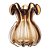 VASO DE VIDRO ITALY MARROM 13CM X 17CM - WOLFF - Imagem 3