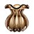VASO DE VIDRO ITALY MARROM 10CM X 11CM - WOLFF - Imagem 3