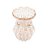 VASO DE VIDRO ITALY DOURADO 7,5CM X 12CM - WOLFF - Imagem 1
