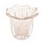 VASO DE VIDRO ITALY DOURADO 14,5CM X 13CM - WOLFF - Imagem 1