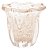 VASO DE VIDRO ITALY DOURADO 14,5CM X 13CM - WOLFF - Imagem 2
